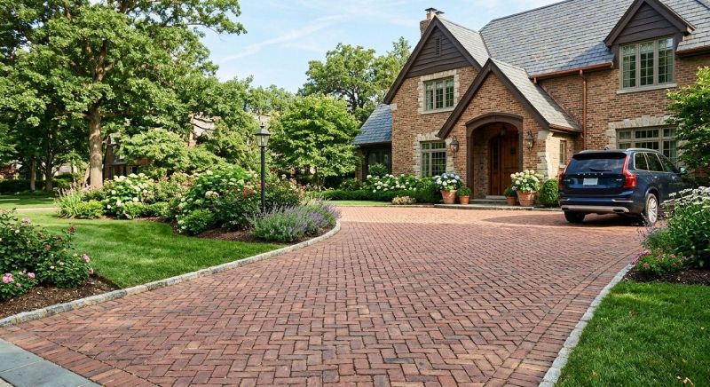 Brick Driveway Installation in Burlington, VT