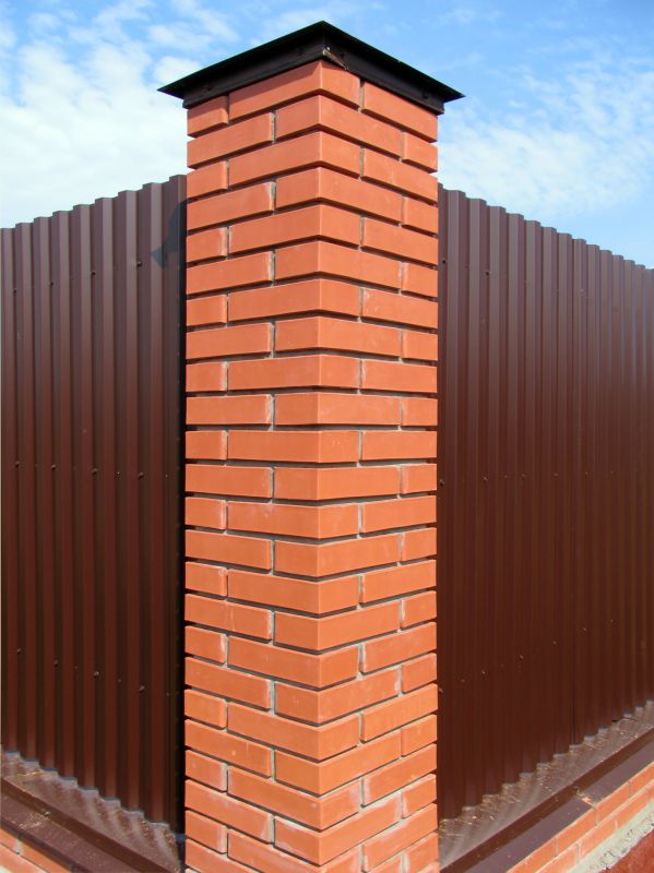 Brick Fence Installation in West Hartford, CT