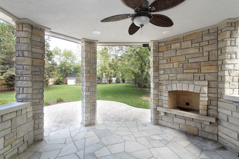 Stone Patio Repair detail