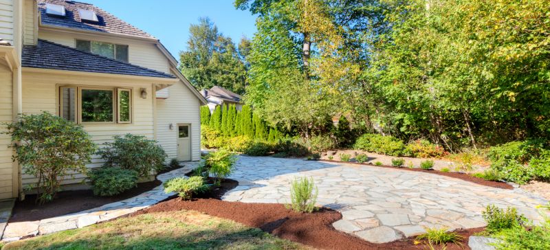 Stone Patio Repair detail