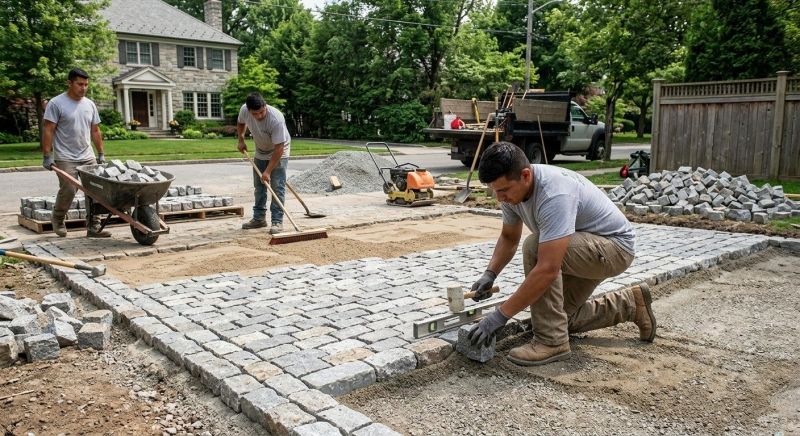 Garden Pavers Installation in Fairfield County, CT