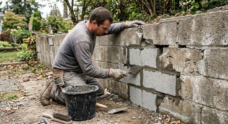 Rock Wall Repair in Cleveland, OH